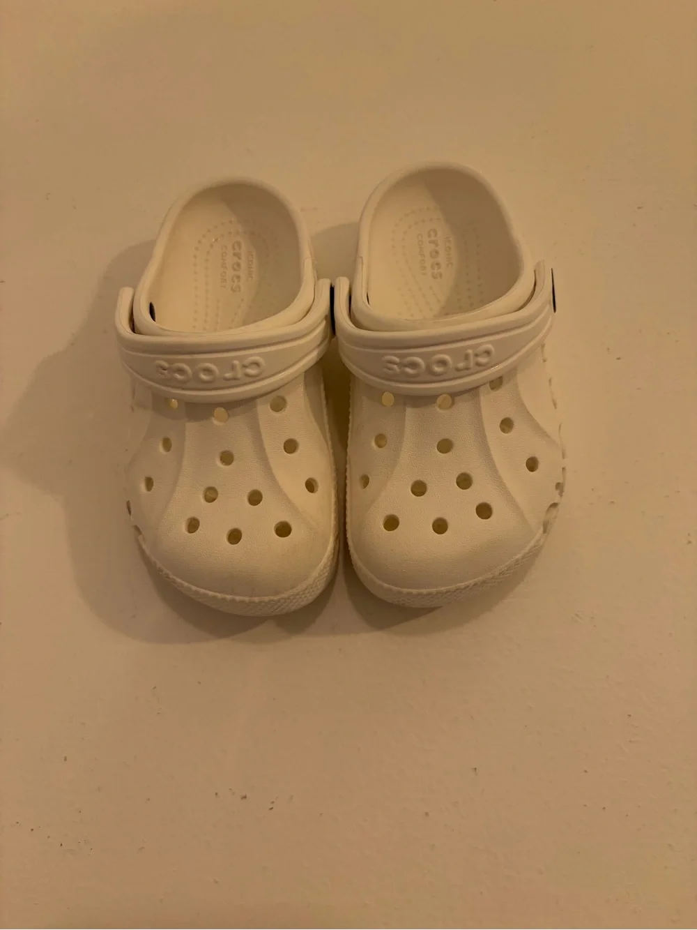 Crocs Classic White Kids Clogs Size C8